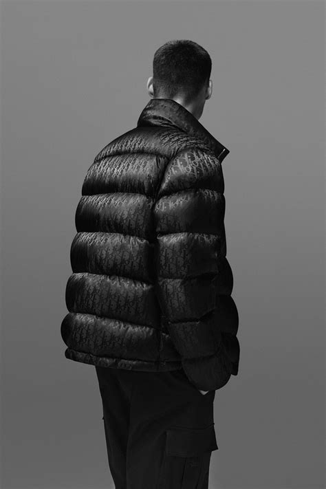 dior bubble coat mens|black Dior jacket.